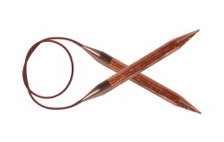 31099 Knit Pro Спицы круговые Ginger 12мм/80см, дерево, коричневый