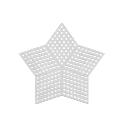 Канва Gamma KPL-07 пластиковая 100% полиэтилен 9 x 9 см уп.10 шт звезда малая