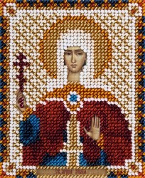 Набор для вышивания PANNA арт. CM-1782 Икона Святой мученицы Лидии Иллирийской 8,5х11 см