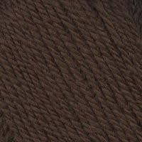 Пряжа для вязания ТРО "Подмосковная" (50% шерсть, 50% акрил) 10х100г/250м цв.0412 шоколад