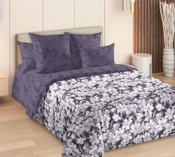 Ткань Сатин 120 г/м 100% хлопок шир.235 см арт.D.661492С288 цв.фиолетовый рул.33м (±5м)