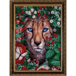 Рисунок на ткани КОНЁК арт. 1375 Природа и звери. Гепард 29х39 см