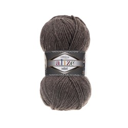 Пряжа для вязания Ализе Superlana midi (25% шерсть, 75% акрил) 5х100г/170м цв.240 св.коричневый