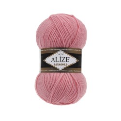 Пряжа для вязания Ализе LanaGold (49% шерсть, 51% акрил) 5х100г/240м цв.265 персик