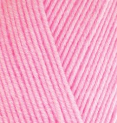Пряжа для вязания Ализе Happy Baby (65% акрил/ 35% полиамид) 5х100г/350м цв.191 розовый упак (1 упак)