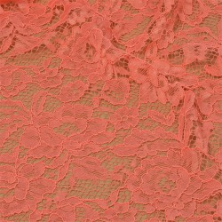 Кружевная ткань (гипюр) с кордом арт.TBY.LN-3002 шир.145см 130 г/м цв.816 персик уп.22,86м