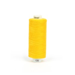 Нитки бытовые IDEAL 40/2 366м 100% п/э, цв.135 желтый