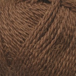 Пряжа для вязания ПЕХ "Деревенская" (100% полугрубая шерсть) 10х100г/250м цв.251 коричневый