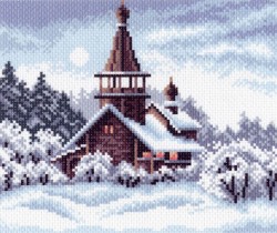 Рисунок на канве МАТРЕНИН ПОСАД арт.28х37 - 1479-1 Вечерний храм
