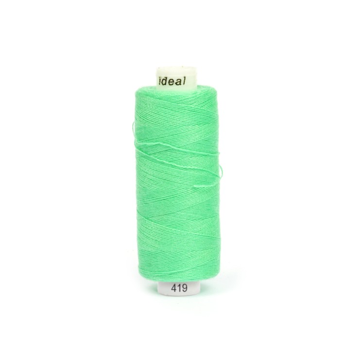 Нитки бытовые IDEAL 40/2 366м 100% п/э, цв.419 мятный