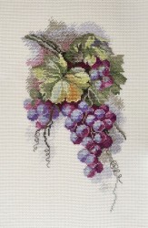 Набор для вышивания МАРЬЯ ИСКУСНИЦА арт.04.009.11 Синий виноград, по рисунку С. Амес 16х28 см