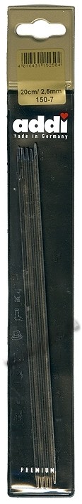 Спицы чулочные сталь addiSteel №2,5 20 см