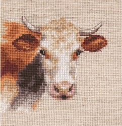 Набор для вышивания АЛИСА арт.0-213 Корова 10х9 см