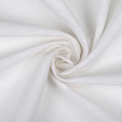 Ткань льняная 190 г/м  лен 40%, вискоза 60% шир.140 см арт.TBY.Li.1002.21 цв.21 белый уп.5м