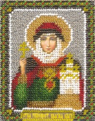 Набор для вышивания PANNA арт. CM-1304 Икона Святой равноапостольной Княгини Ольги 8,5х11 см