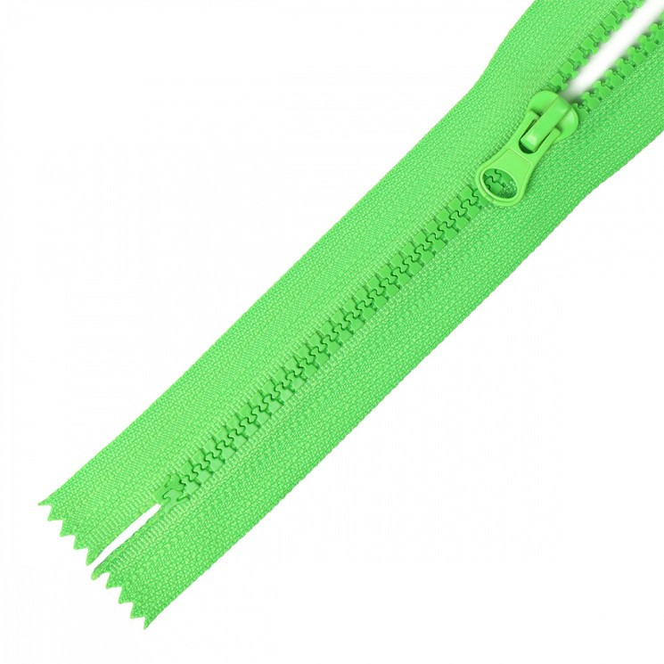 Молния MaxZipper трактор №5 1 замок, 18см н/р, цв.F333 ярк.зеленый уп.100шт