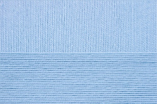 Пряжа для вязания ПЕХ "Цветное кружево" (100% мерсеризованный хлопок) 4х50г/475м цв.005 голубой