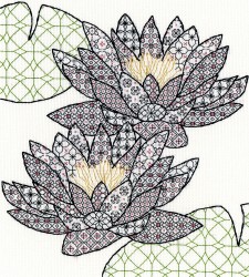 Набор для вышивания Bothy Threads арт.XBW3 Water Lily (Водная лилия) 27х30 см