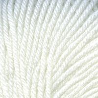 Пряжа для вязания ТРО "Кроха" (20% шерсть, 80% акрил) 10х50г/135м цв.0235 супер белый