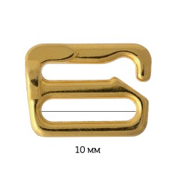 Крючок для бюстгальтера металл ARTA.F.2890 9,9мм, цв.16 золото, уп.50шт