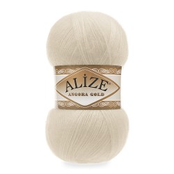 Пряжа для вязания Ализе Angora Gold (20% шерсть, 80% акрил) 5х100г/550м цв.160 медовый