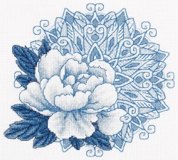 Набор для вышивания PANNA арт. C-1957 Дивный цветок 20,5х21,5 см