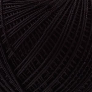 Нитки для вязания "Кружевница" (100% хлопок) 20х20г/190м цв.7214 черный С-Пб