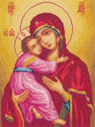 Набор для вышивания PANNA арт. CM-1323 Икона Божией Матери Владимирская 23,5х31 см