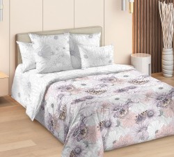 Ткань Сатин 120 г/м 100% хлопок шир.235 см арт.D.661682С288 цв.белый рул.33м (±5м)