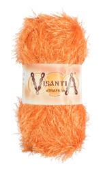 Пряжа VISANTIA TRAFKA (100% полиэстер) 5х100г/150 м цв.0018 св.оранжевый