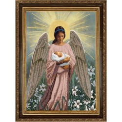 Рисунок на ткани КОНЁК арт. 8505 В руках ангела 29х39 см