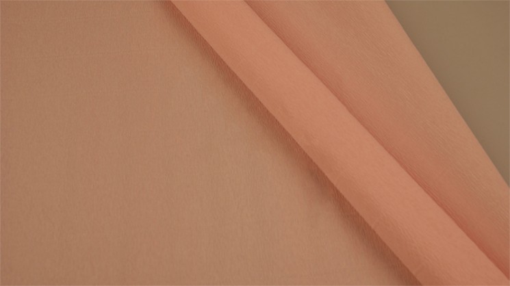Бумага гофрированная Италия 50см х 2,5м 140г/м цв.969 св.розовый