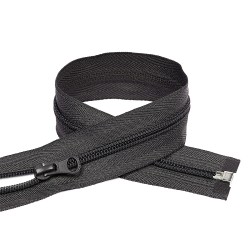 Молния MaxZipper пласт. спираль №5-N 40см цв.F312 т.серый