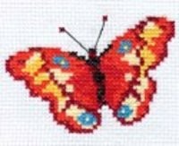 Набор для вышивания АЛИСА арт.0-43 Бабочки 10х7 см упак (1 шт)