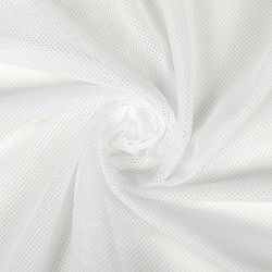 Сетка подкладочная трикотажная арт.TBY.0354 65г/м  ш.170см цв.01 белый, уп.100м