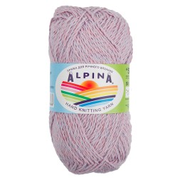 Пряжа ALPINA SHEBBY (100% хлопок) 10х50г/150м цв.05 сиреневый-розовый