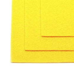 Фетр листовой жесткий IDEAL 2мм 20х30см арт.FLT-H2 уп.10 листов цв.643 желтый