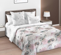 Ткань Перкаль 110 г/м 100% хлопок шир.235 см арт.D.661681П255 цв.белый рул.33м (±5м)