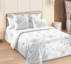 Ткань Сатин 120 г/м 100% хлопок шир.235 см арт.D.661692С288 цв.белый рул.33м (±5м)