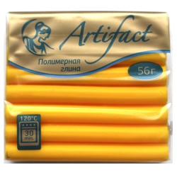 Полимерная глина "Артефакт" с повышенной прочностью арт.АФ.822971/М1873 классический цв.Солнечно желтый 56 г