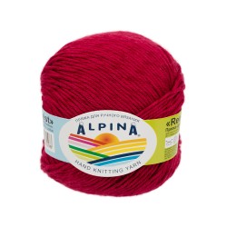 Пряжа ALPINA RENE TWIST (100% хлопок) 10х50г/125м цв.04 вишневый