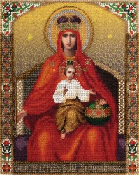 Набор для вышивания PANNA арт. CM-1477 Икона Божией Матери Державная 25х30,5 см