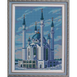 Рисунок на ткани (Бисер) КОНЁК арт. 9667 Мечеть Кул Шариф 29х39 см