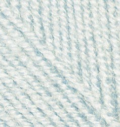 Пряжа для вязания Ализе Superlana klasik (25% шерсть/ 75% акрил) 5х100г/280м цв.480 св.голубой упак (1 упак)