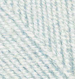 Пряжа для вязания Ализе Superlana klasik (25% шерсть/ 75% акрил) 5х100г/280м цв.480 св.голубой упак (1 упак)