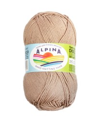 Пряжа ALPINA DISCO (86% хлопок, 14% полиамид) 10х50г/150м цв.06 бежевый