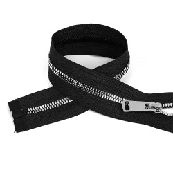 Молния MaxZipper трактор №5 1 замок TT, 65см, цв.черн/серебро
