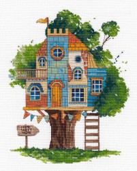 Набор для вышивания ОВЕН арт. 1510 Дом, милый дом 19х24 см