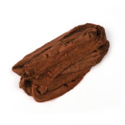 Шерсть для валяния ТРО "Гребенная лента" (вискоза) 50г цв.0416 св.коричневый