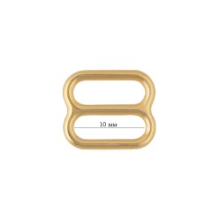 Пряжка регулятор для бюстгальтера металл ARTA.F.2819 10мм цв.16 золото, уп.50шт